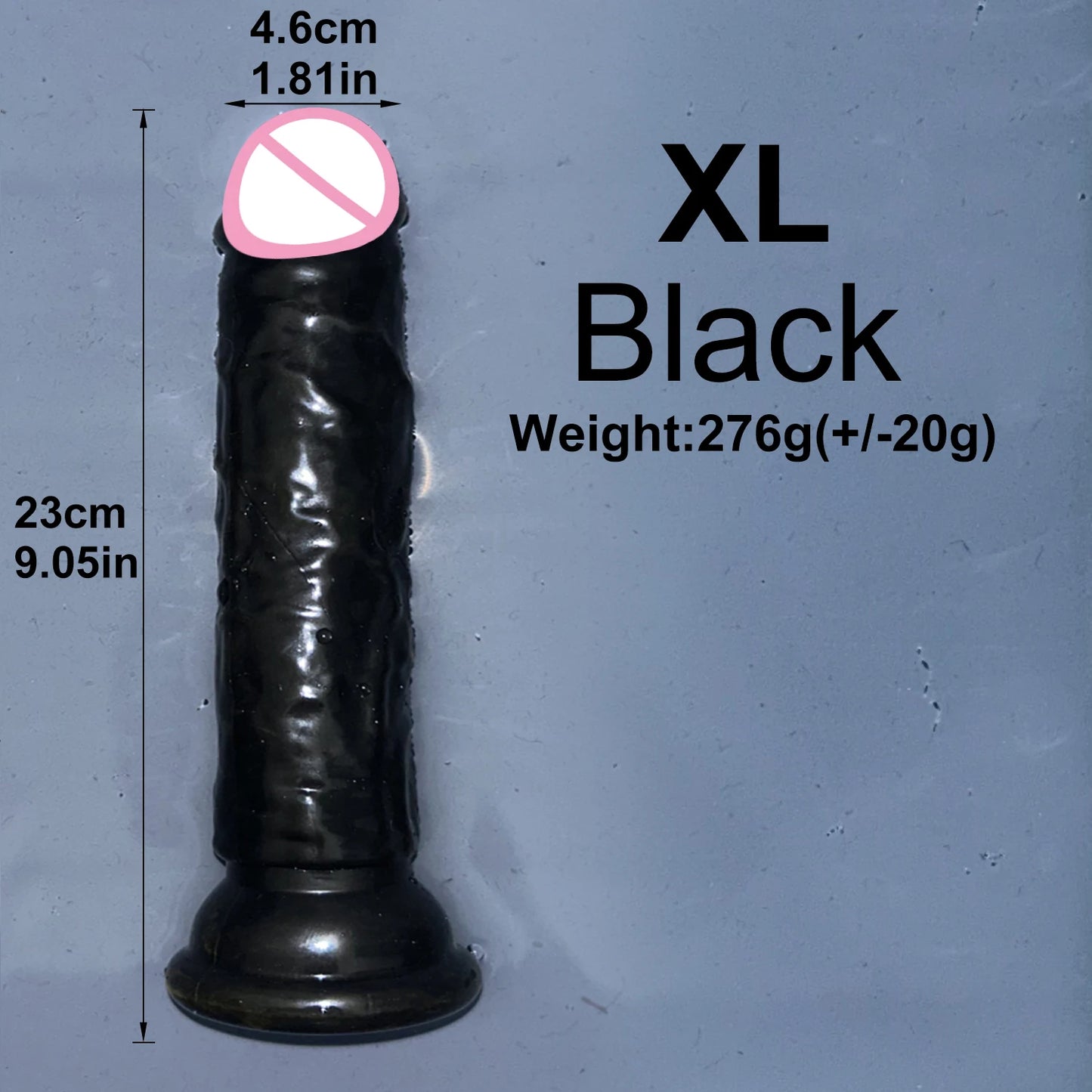 EdenPulse Crystal Jelly Dildo with Suction Cup