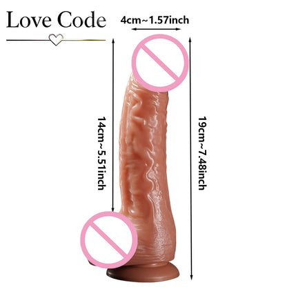 EdenPulse Realistic Silicone Vibrating Dildo