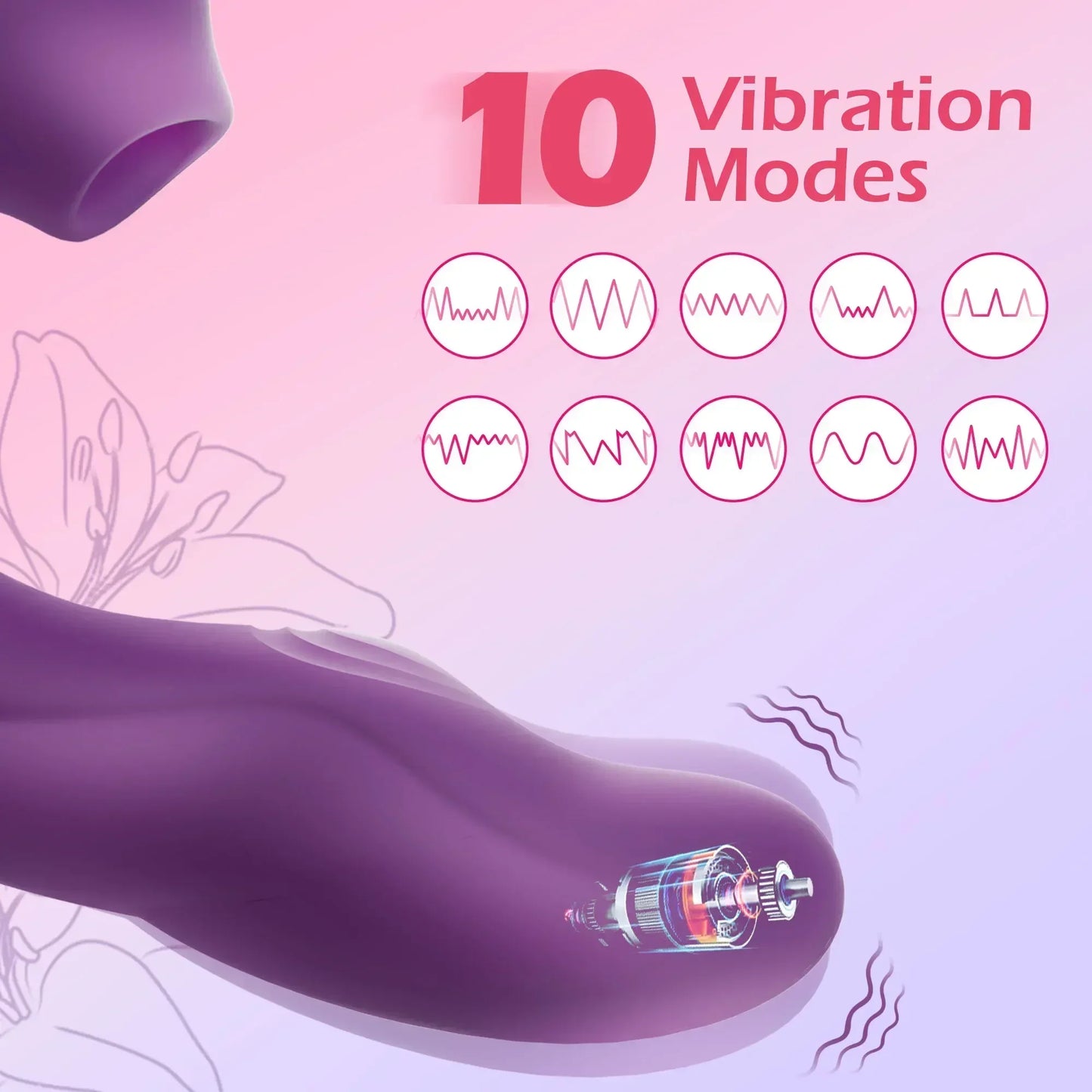 Kushor Luxe 3-in-1 Sucking & Licking Vibrator