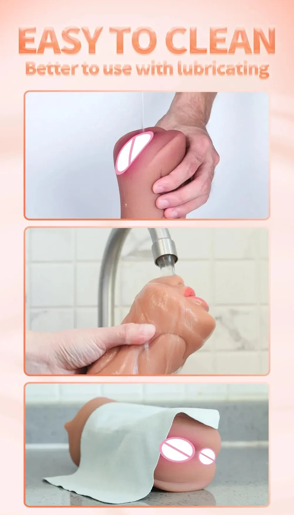 TitanPulse 3-in-1 Realistic Male Stroker