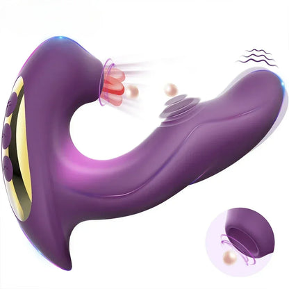Kushor Luxe 3-in-1 Sucking & Licking Vibrator