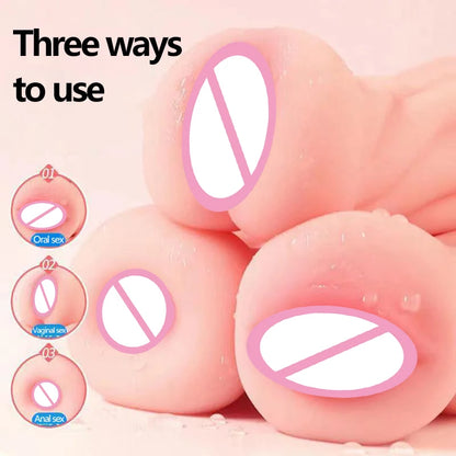 TitanPulse 3-in-1 Realistic Male Masturbator