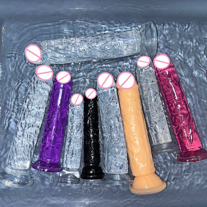 EdenPulse Crystal Jelly Dildo with Suction Cup
