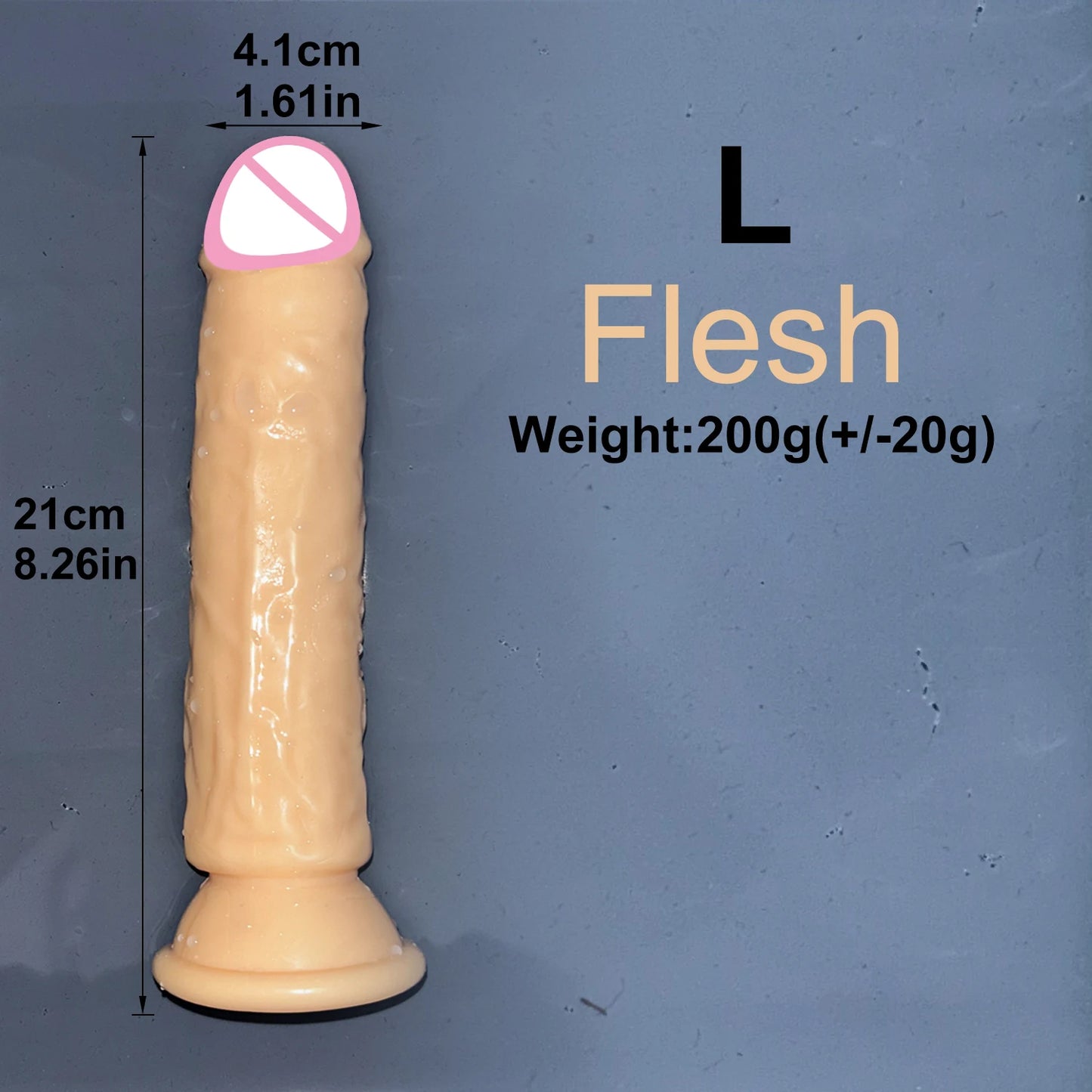 EdenPulse Crystal Jelly Dildo with Suction Cup