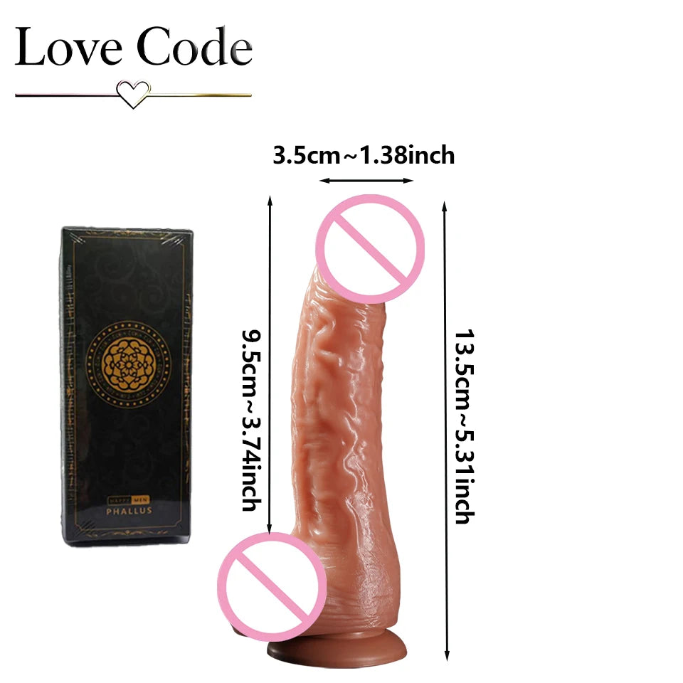 EdenPulse Realistic Silicone Vibrating Dildo