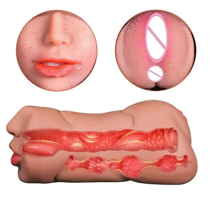 TitanPulse 3-in-1 Realistic Male Stroker