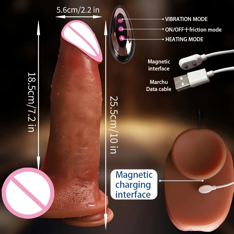 EdenPulse Luxe Realistic Telescopic Dildo