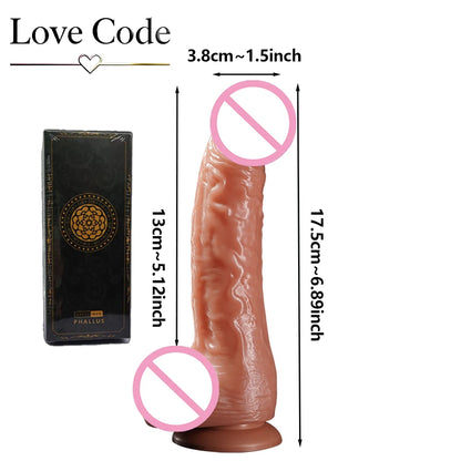 EdenPulse Realistic Silicone Vibrating Dildo