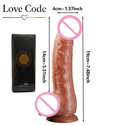 EdenPulse Realistic Silicone Vibrating Dildo
