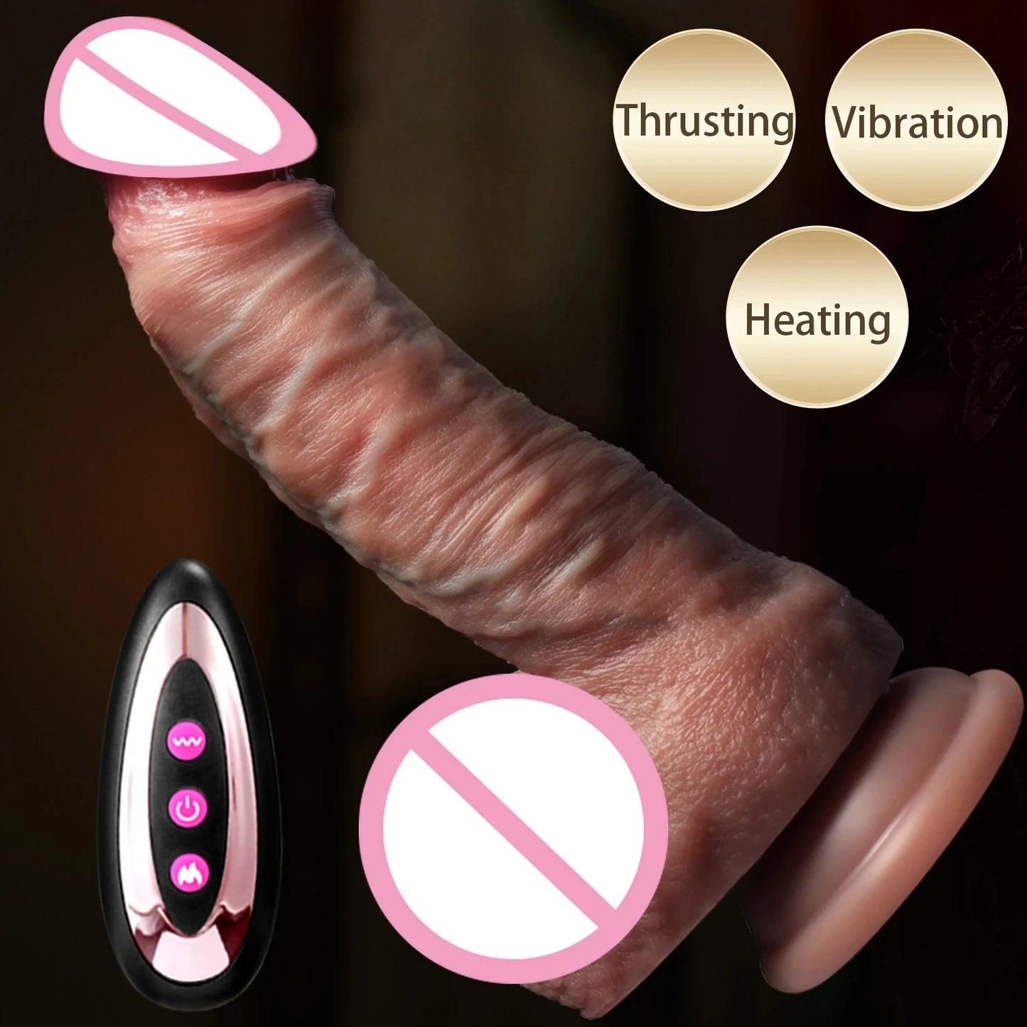 EdenPulse Luxe Realistic Telescopic Dildo