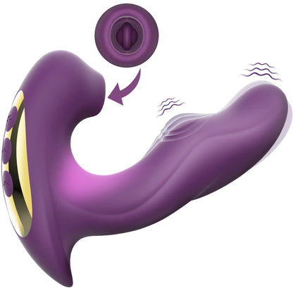 Kushor Luxe 3-in-1 Sucking & Licking Vibrator