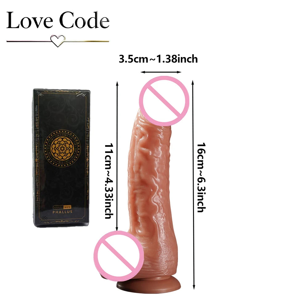 EdenPulse Realistic Silicone Vibrating Dildo
