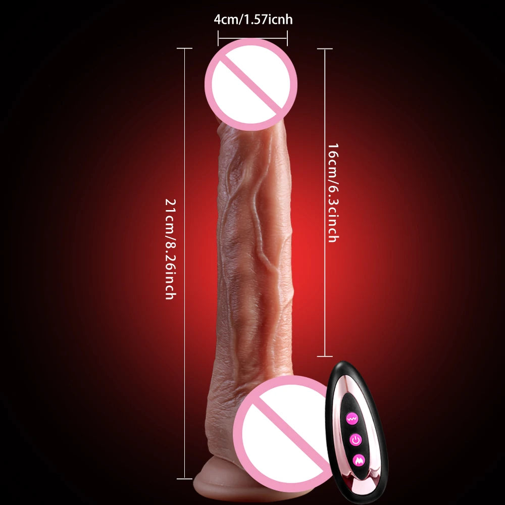 EdenPulse Luxe Realistic Telescopic Dildo