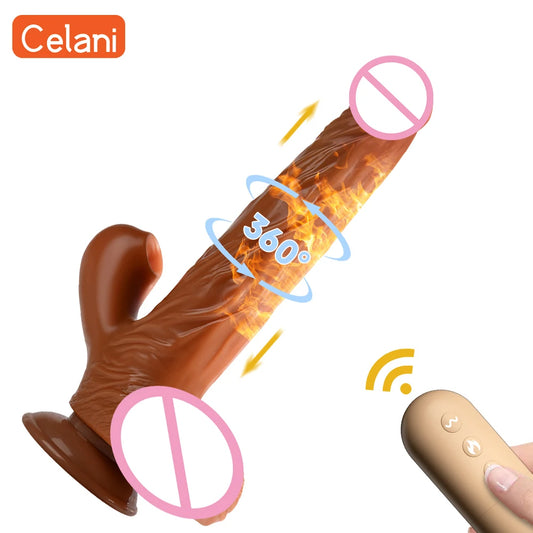 EdenPulse 360° Telescopic Realistic Dildo