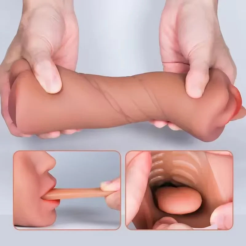 TitanPulse 3-in-1 Realistic Male Stroker