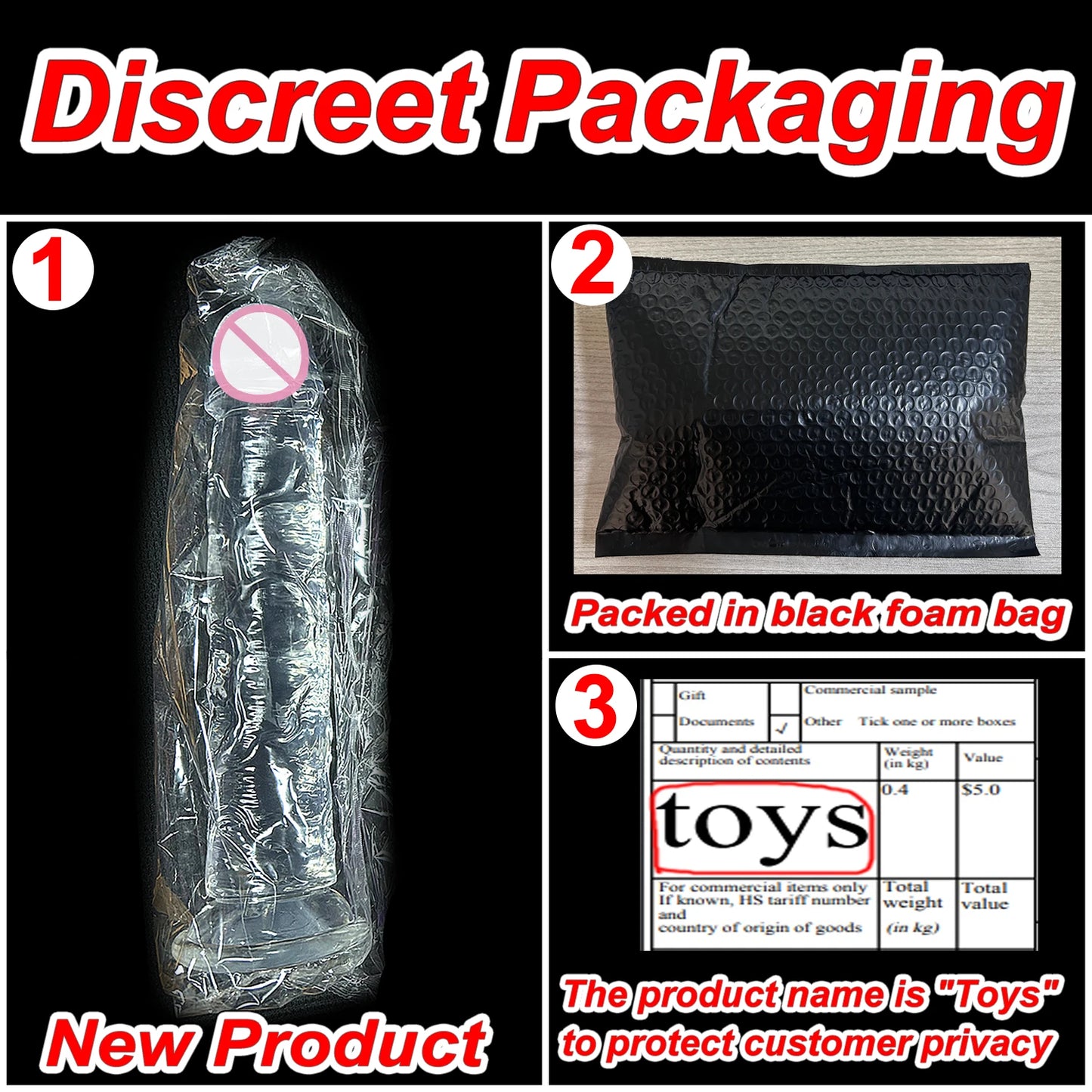EdenPulse Crystal Jelly Dildo with Suction Cup