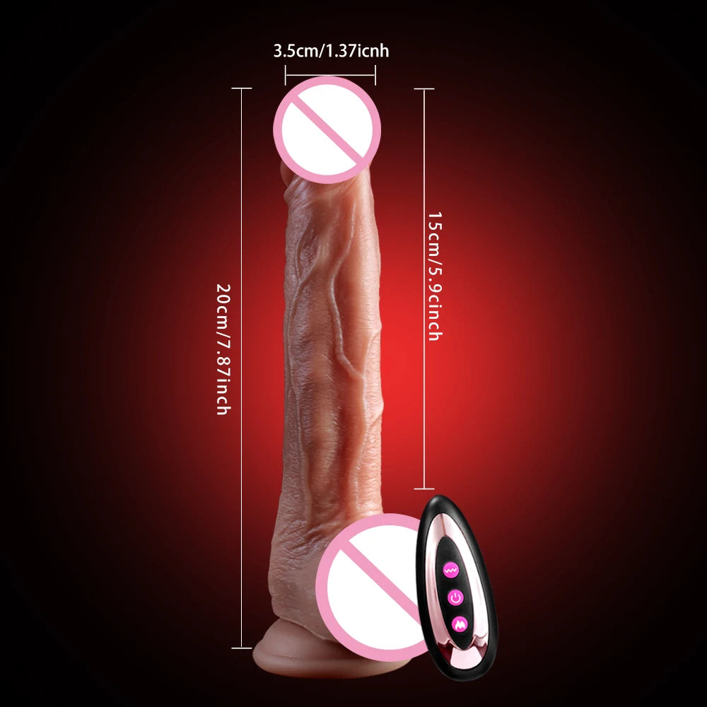 EdenPulse Luxe Realistic Telescopic Dildo