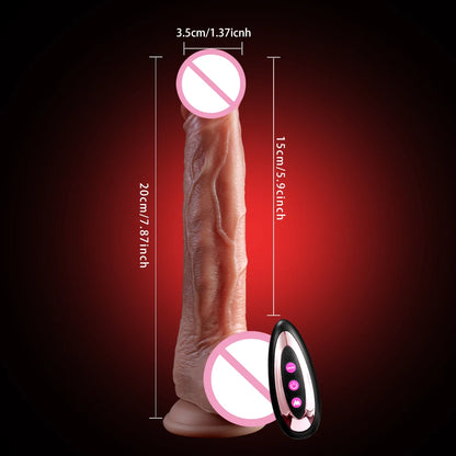 EdenPulse Luxe Realistic Telescopic Dildo