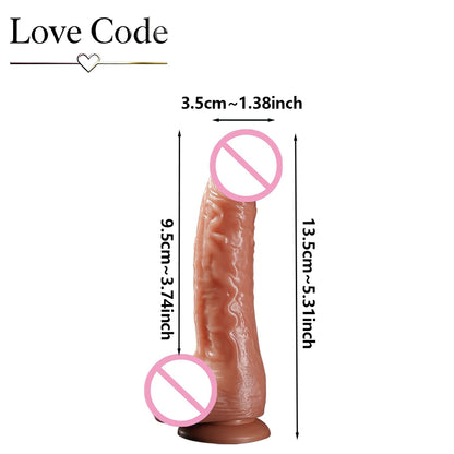 EdenPulse Realistic Silicone Vibrating Dildo