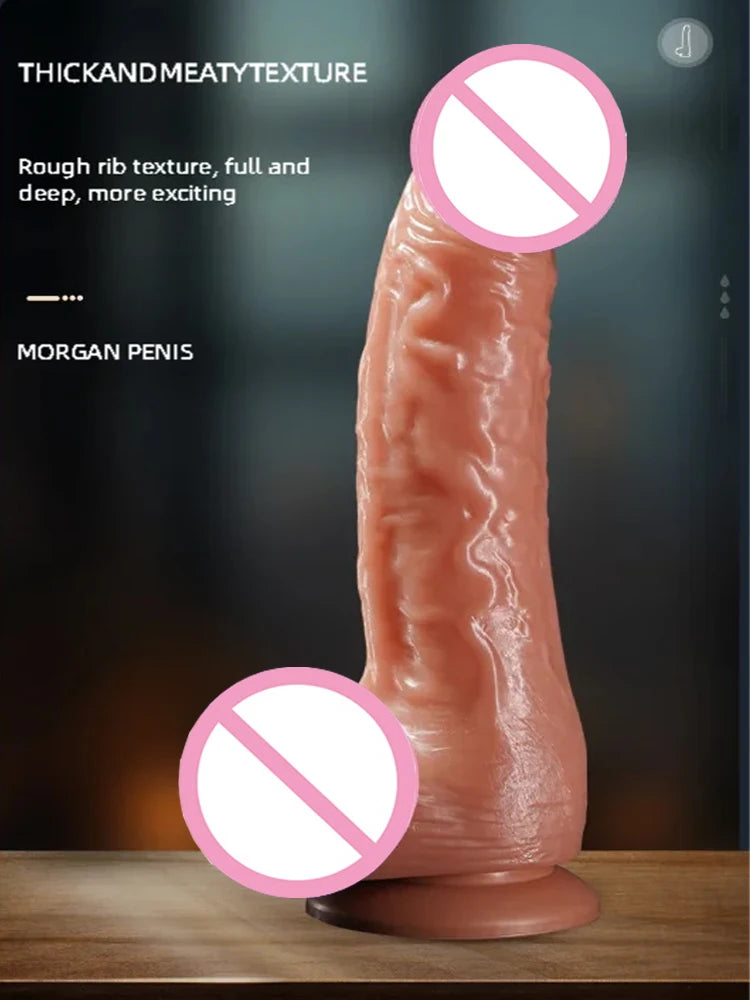 EdenPulse Realistic Silicone Vibrating Dildo