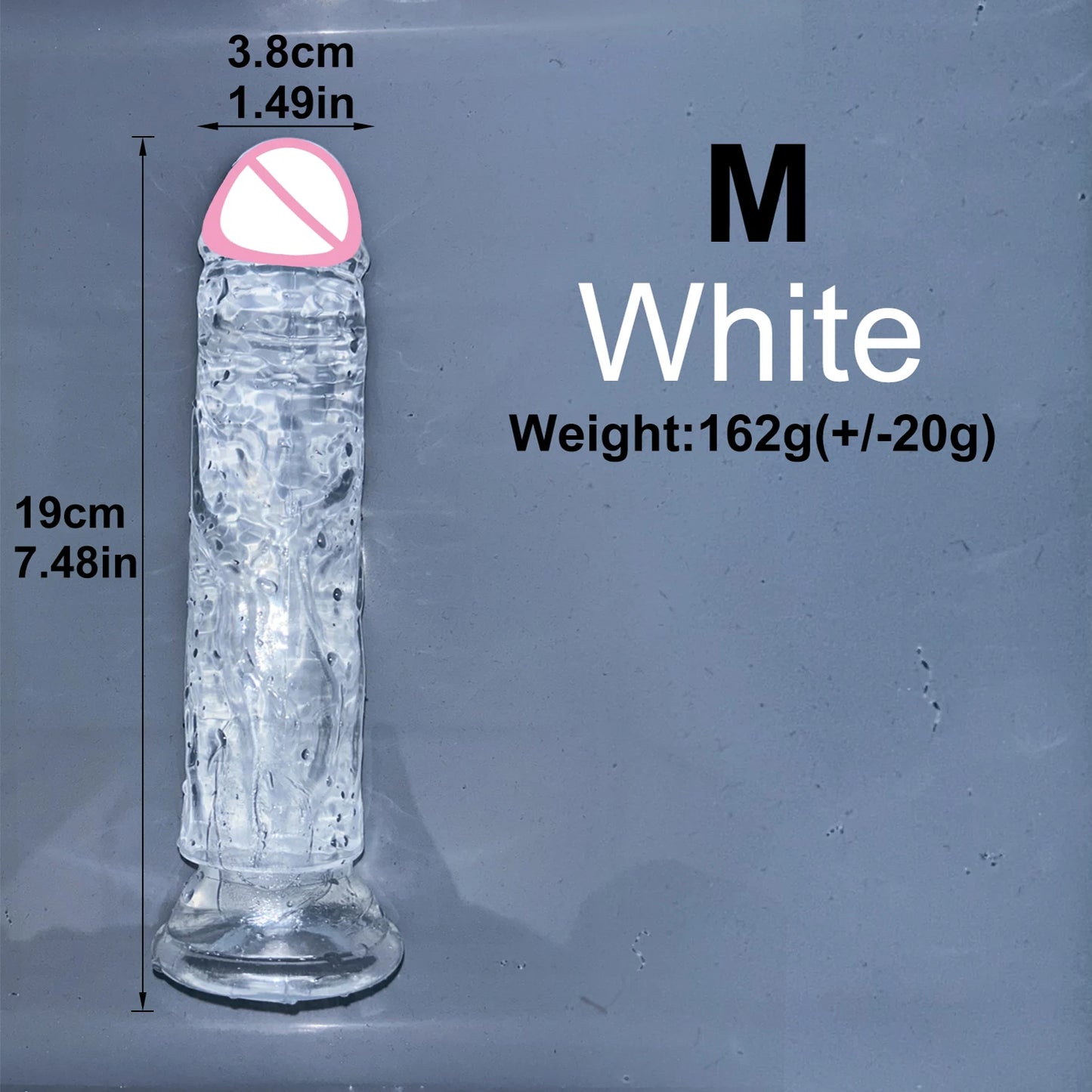 EdenPulse Crystal Jelly Dildo with Suction Cup