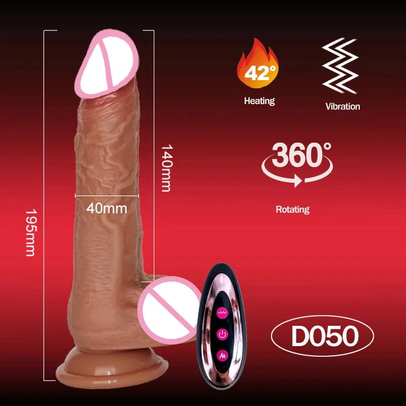 EdenPulse Luxe Realistic Telescopic Dildo