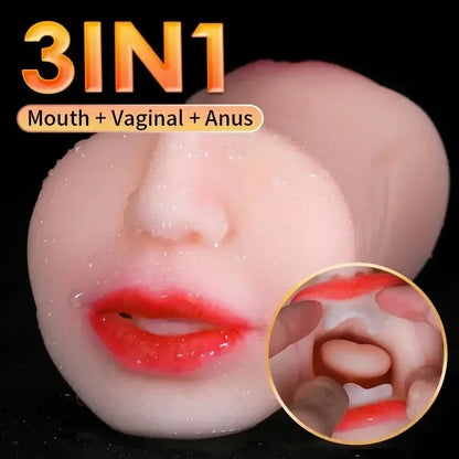 TitanPulse 3-in-1 Realistic Male Stroker