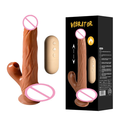 EdenPulse 360° Telescopic Realistic Dildo