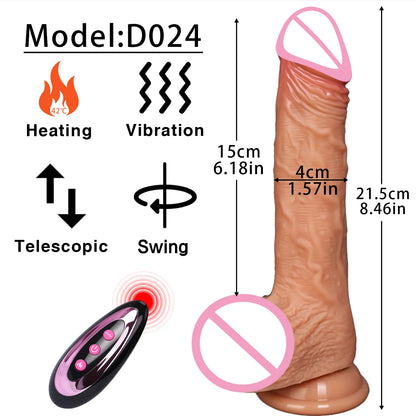 EdenPulse Luxe Realistic Thrusting Dildo
