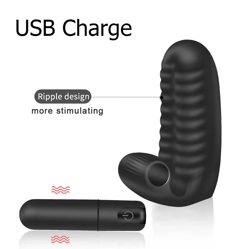EdenPulse Silicone Finger Sleeve Vibrator