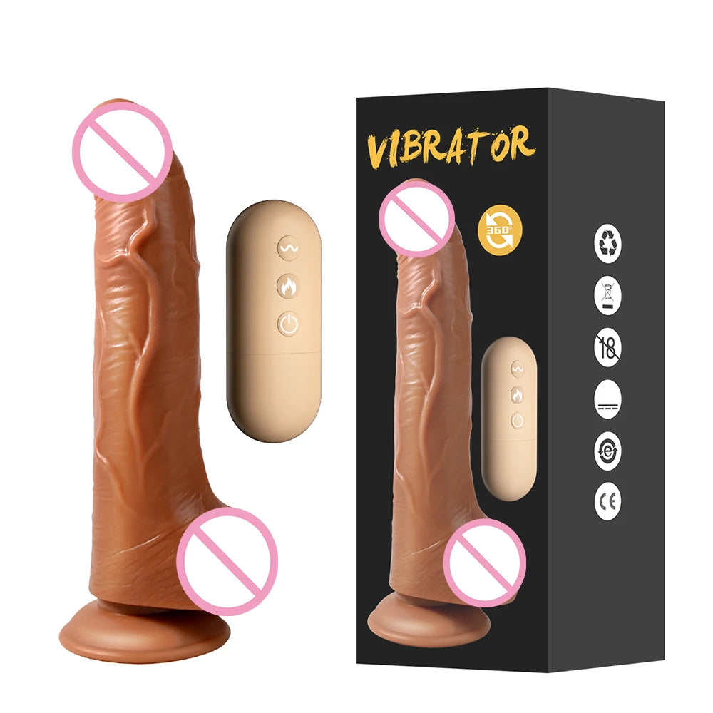 EdenPulse 360° Telescopic Realistic Dildo