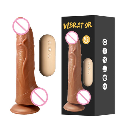 EdenPulse 360° Telescopic Realistic Dildo