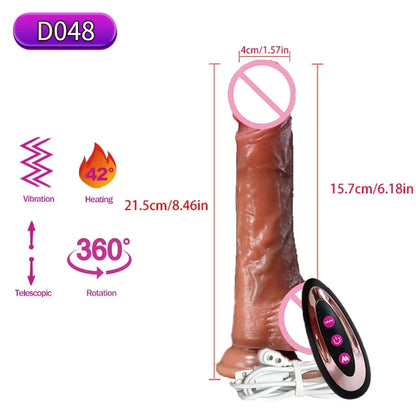 EdenPulse Luxe Realistic Thrusting Dildo