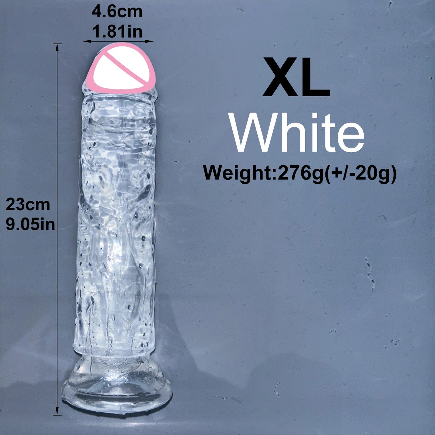 EdenPulse Crystal Jelly Dildo with Suction Cup