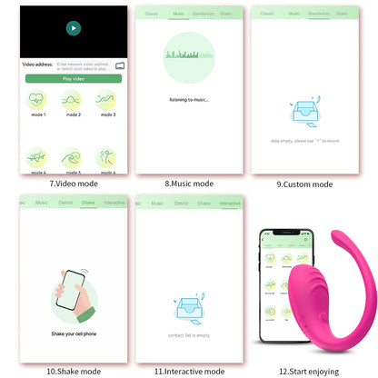 EdenPulse App-Controlled Wearable Vibrator