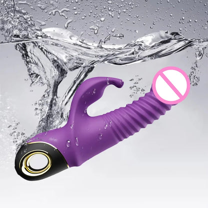 AuraPulse Auto-Thrusting Rabbit Vibrator
