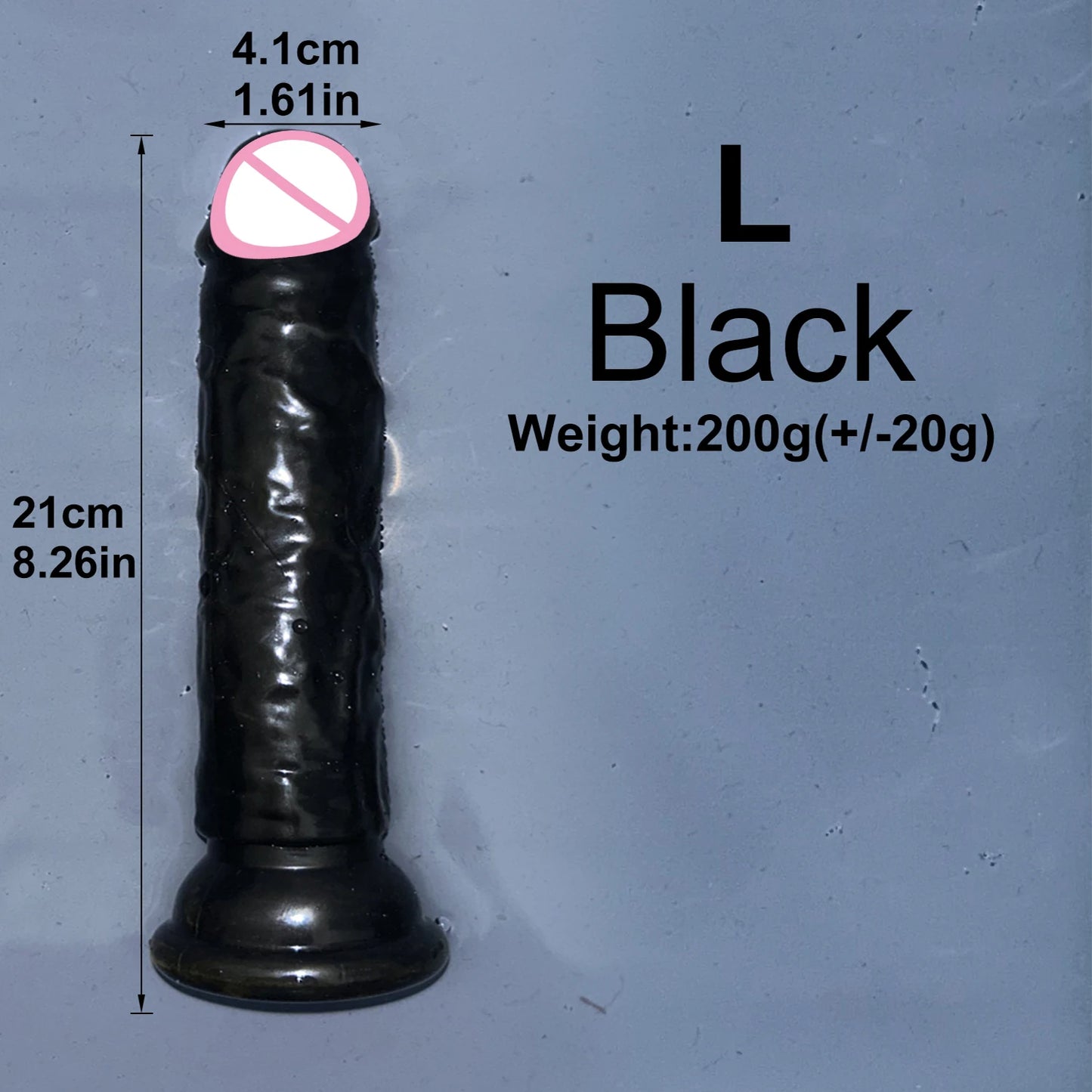 EdenPulse Crystal Jelly Dildo with Suction Cup